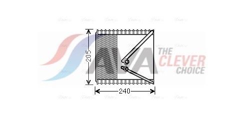 AVA COOLING SYSTEMS Airco verdamper FTV381 Fiat DUCATO Airco verdamper AVA COOLING SYSTEMS FTV381