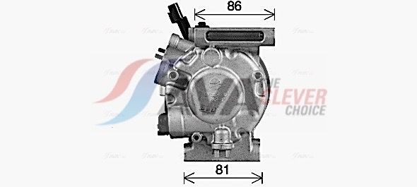 AVA COOLING SYSTEMS Ventilátor chladenia motora HD7528 Ventilátor chladenia HONDA AVA COOLING SYSTEMS HD7528