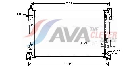 AVA COOLING SYSTEMS Ψυγείο, ψύξη κινητήρα FTA2312 Ψυγειο νερου AVA COOLING SYSTEMS BARCHETTA FTA2312 φθηνά