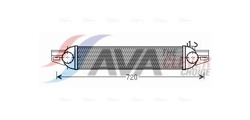 AVA COOLING SYSTEMS Intercooler FTA4388 PEUGEOT 308 AVA COOLING SYSTEMS turbo intercooler FTA4388