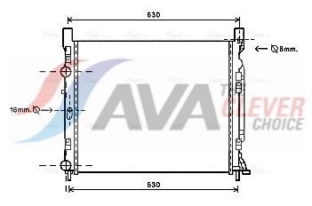 AVA COOLING SYSTEMS Radiateur du moteur RTA2470 Radiateur liquide de refroidissement AVA COOLING SYSTEMS VIANO RTA2470 pas cher