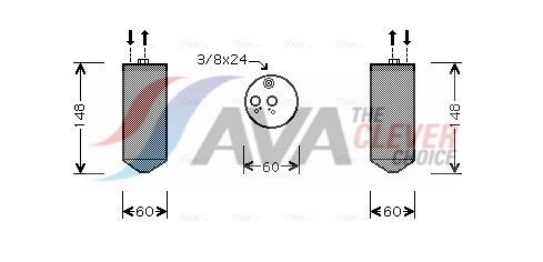 AVA COOLING SYSTEMS Kuivati, kliimaseade SUD090 AVA COOLING SYSTEMS SUD090 Kuivati kliimaseade Subaru XV 2 hind