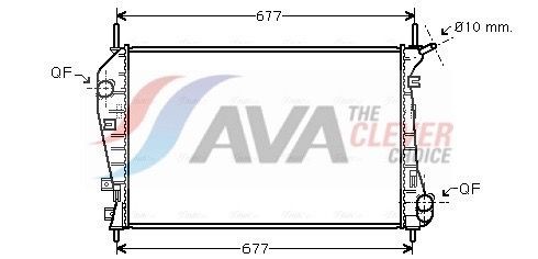 AVA COOLING SYSTEMS Radiatora ventilators FD7552 AVA COOLING SYSTEMS Radiatora ventilators MAZDA FD7552