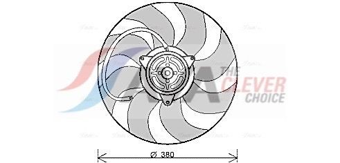 AVA COOLING SYSTEMS Ventola radiatore AI7513 AI7513 costo Ventola radiatore AUDI A8 AVA COOLING SYSTEMS