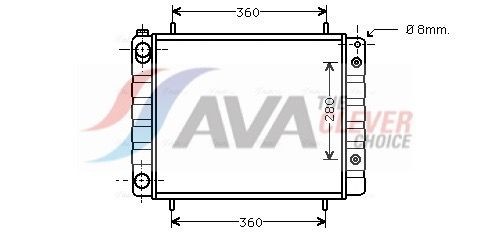 AVA COOLING SYSTEMS Radiateur du moteur AUA2082 AVA COOLING SYSTEMS AUA2082 Radiateur moteur Land Rover Discovery 1 prix