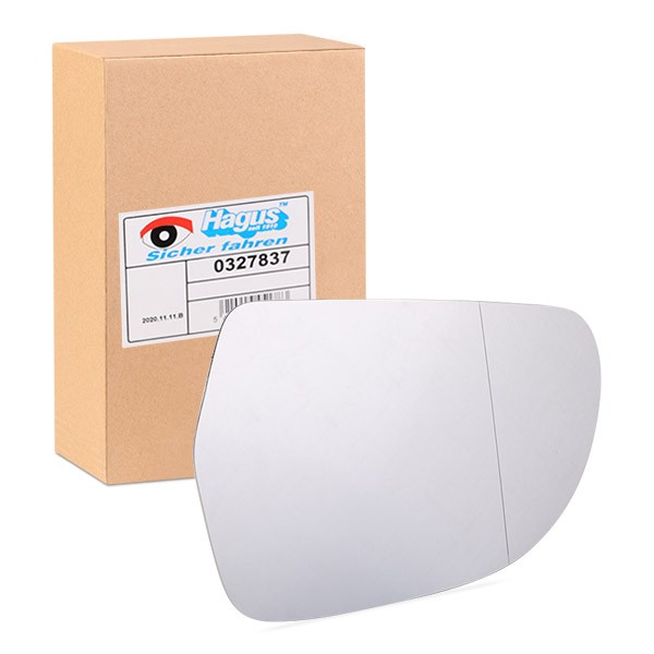 VAN WEZEL Speilglass, ytterspeil 0327837 VAN WEZEL 0327837 Speilglass Audi Coupe B2 pris