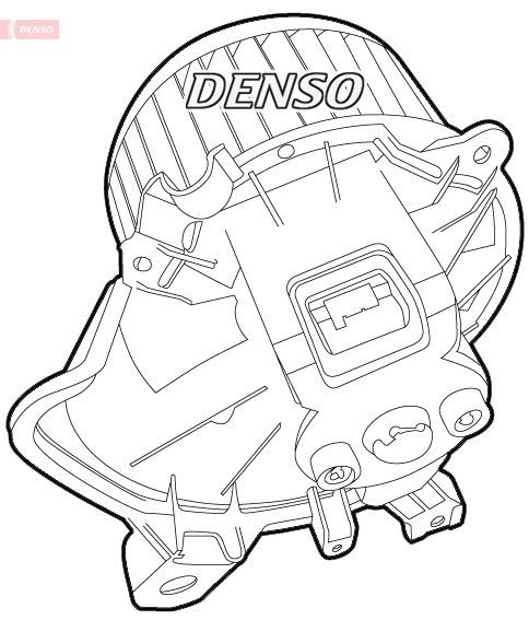 DENSO Βεντιλατέρ εσωτερικού χώρου DEA01010 Βεντιλατέρ εσωτερικού χώρου DENSO ALFA ROMEO DEA01010