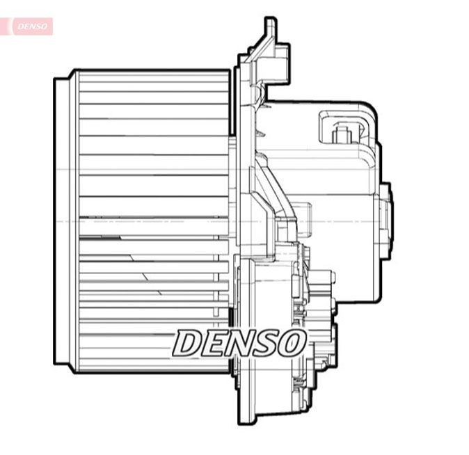 DENSO Kupévifte DEA09072 Varmeapparat motor DENSO Fiat FIORINO DEA09072