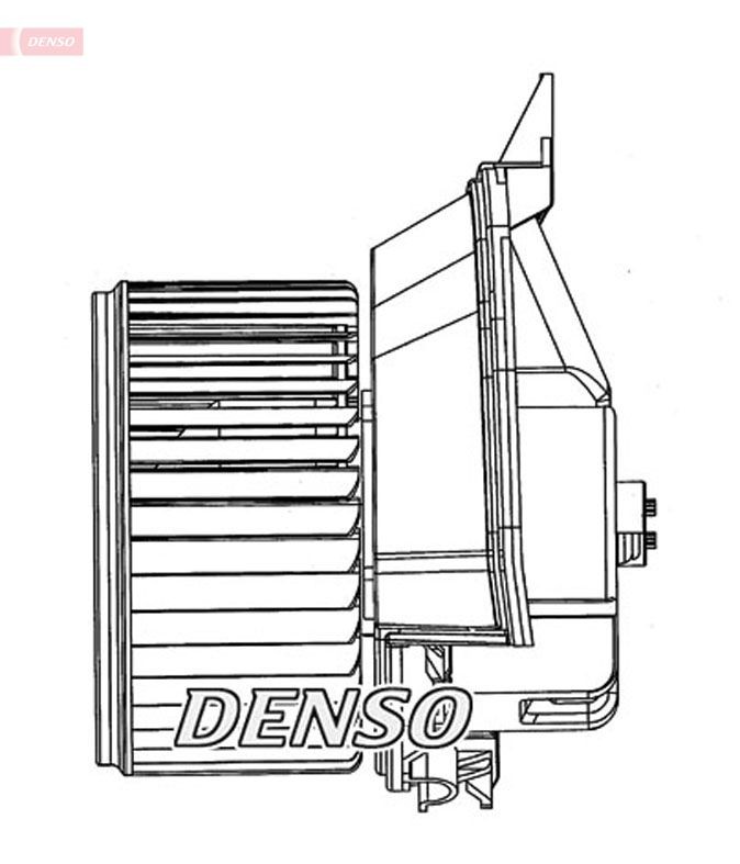 DENSO Vnútorný ventilátor DEA09200 DEA09200 Vnútorný ventilátor VAUXHALL ASTRA DENSO