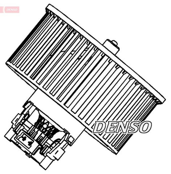 DENSO Vnútorný ventilátor DEA23006 DENSO DEA23006 Ventilátor kúrenia VOLKSWAGEN POLO originálne