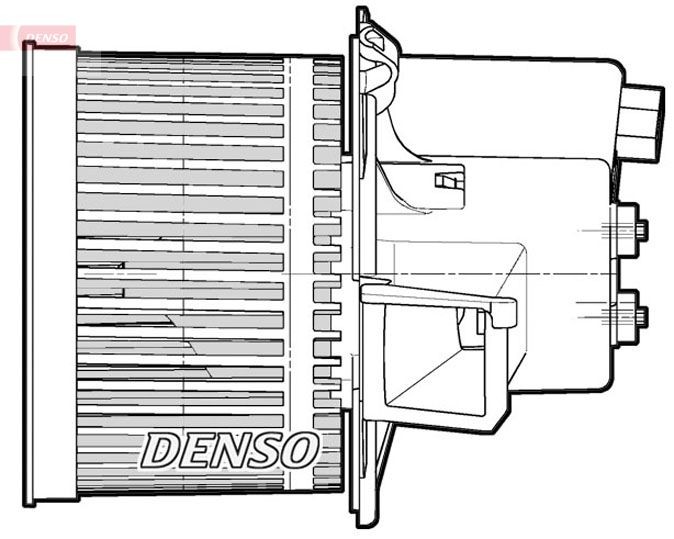 DENSO Salona ventilators DEA09064 DENSO DEA09064 Salona ventilators FORD Fiesta Mk2 Van (FVD) 1.6 D 54 ZS 1985