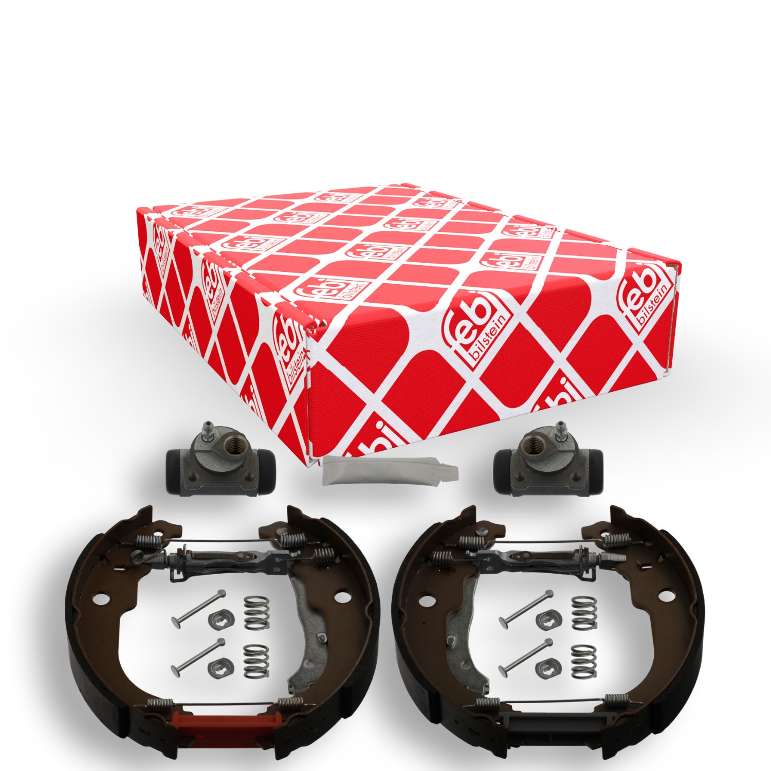 FEBI BILSTEIN Brake Set, drum brakes 37550 FEBI BILSTEIN 37550 Brake Set, drum brakes PEUGEOT 207 Hatchback 1.6 16V 106 hp 2010