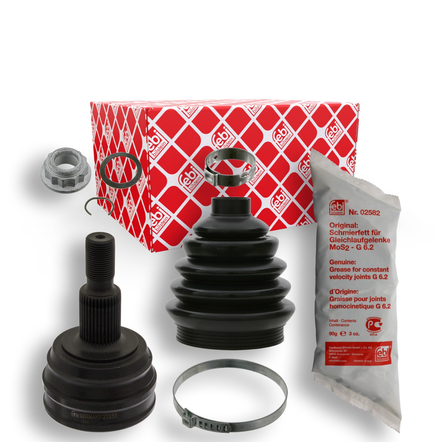 FEBI BILSTEIN Drivledd 33252 Drivakselledd FEBI BILSTEIN Volkswagen TOURAN 33252