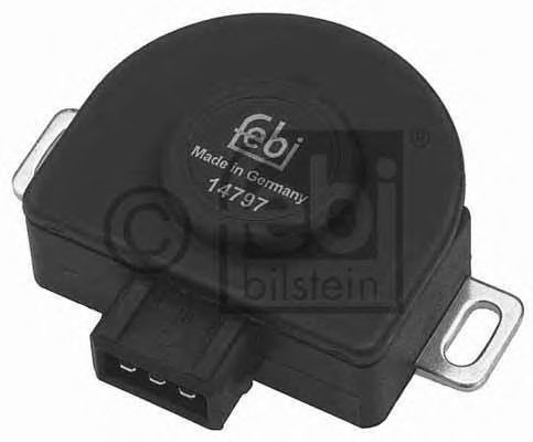 FEBI BILSTEIN Gasklep positiesensor 14797 Peugeot 807 Sensor smoorkleppenverstelling FEBI BILSTEIN 14797