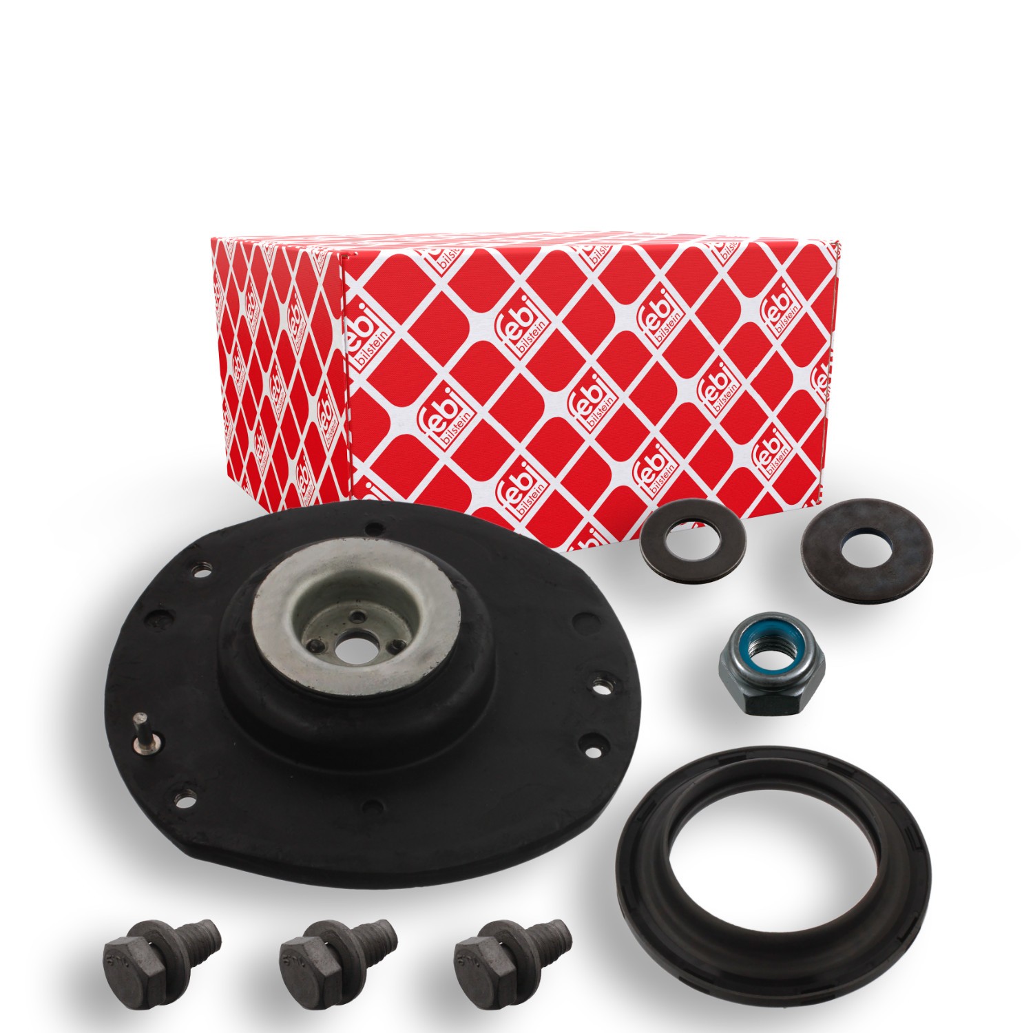 FEBI BILSTEIN Reparasjonssett, fjærbeinslager 37861 FEBI BILSTEIN 37861 Støtdemperfeste Peugeot 206+ pris