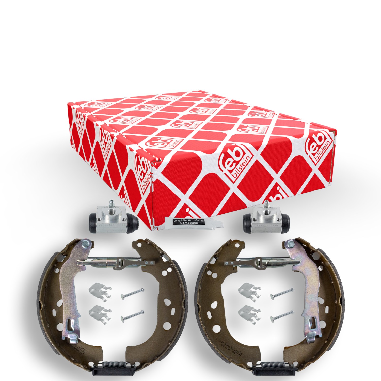 FEBI BILSTEIN Remmenset, trommelrem 38750 Remschijf, trommelrem FEBI BILSTEIN GOLF 38750 goedkoop