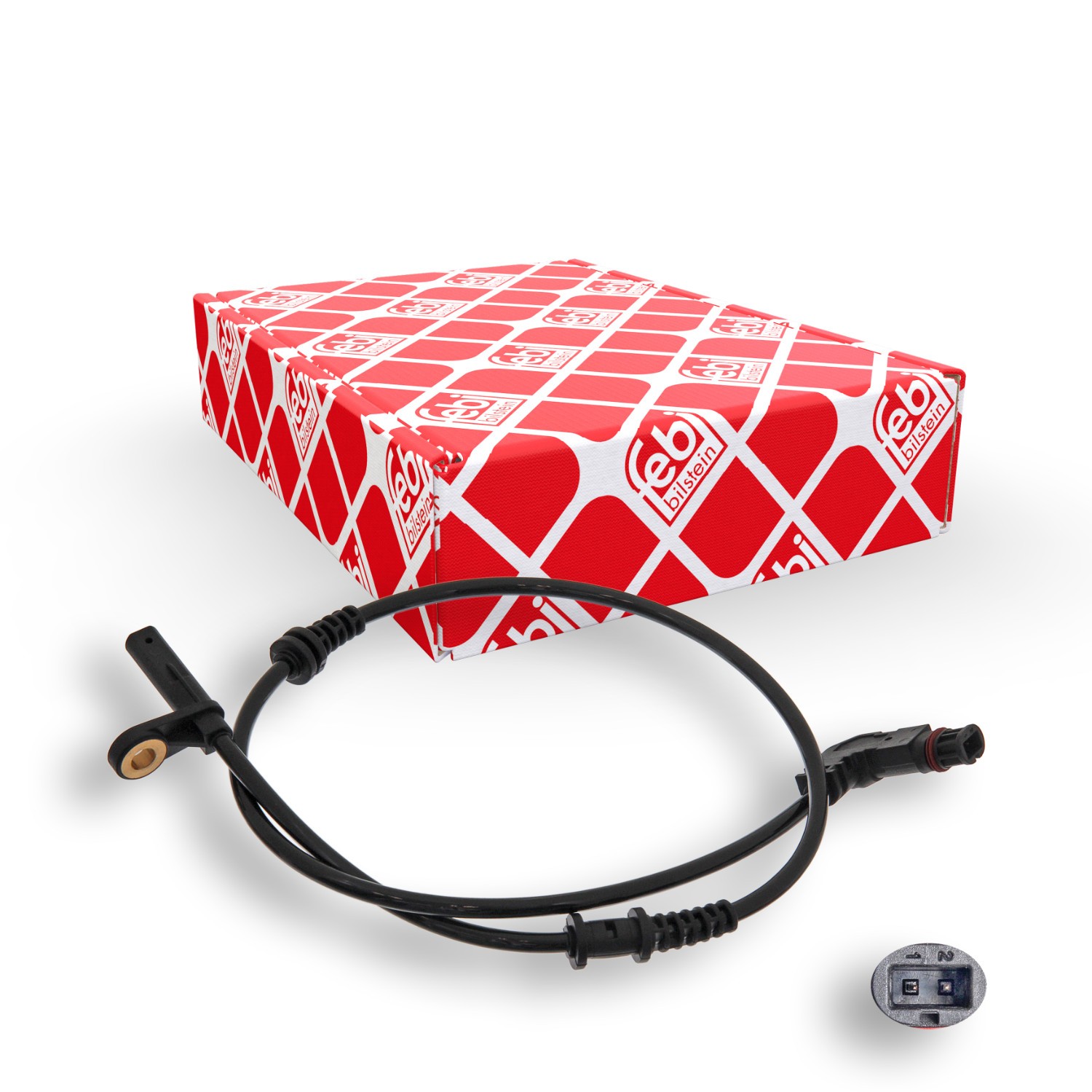 FEBI BILSTEIN Sensor, rotações da roda 38373 38373 Sensor ABS MERCEDES-BENZ Série 124 FEBI BILSTEIN