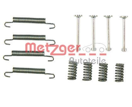 METZGER Tilbehørsett, håndbremsesko 105-0667 Tilbehørsett bremsesko METZGER VECTRA 105-0667 billige