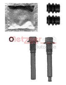 METZGER Glidersæt, bremsekaliper 113-1424X METZGER 113-1424X originale Opel Frontera Sport Bremsekaliber reparationssæt hvad koster