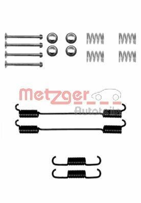 METZGER Lisakomplekt, Piduriklotsid 105-0796 105-0796 Lisakomplekt piduriklotsid METZGER FIAT X 1/9