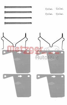 METZGER Kit accessori, pastiglia freno 109-0960 METZGER 109-0960 Kit accessori, pastiglia freno Ford Capri MK3 originale prezzo