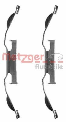 METZGER Accessory Kit, disc brake pads 109-1221 METZGER 109-1221 genuine Evoque L538 brake pad fitting kit price