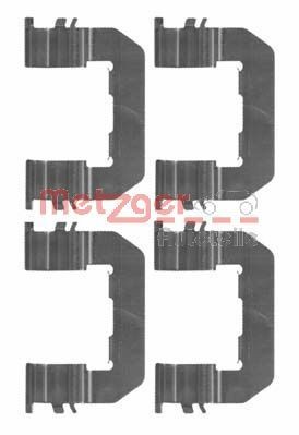METZGER Monteringssett, bremseklosser 109-1719 Tibehørsett, skivebremse belegg METZGER PICANTO 109-1719 billige