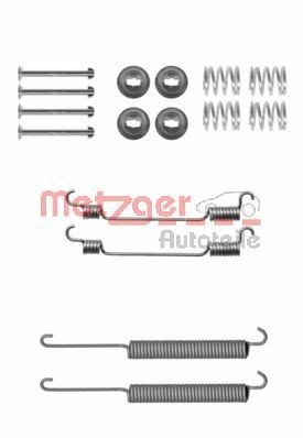 METZGER Kit de acessórios, maxilas do travão 105-0806 Kit de acessórios maxilas do travão Nissan A32 105-0806 METZGER