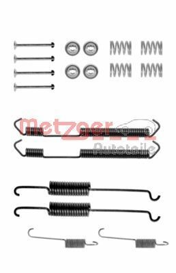 METZGER Kit d'accessoires, mâchoire de frein 105-0691 105-0691 Kit d'accessoires frein de stationnement NISSAN JUKE METZGER