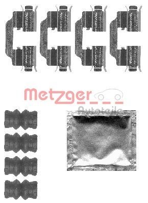 METZGER Kit de acessórios, pastilhas de travão 109-1832 Kit de acessórios, pastilhas de travão METZGER Alfa Romeo BRERA 109-1832