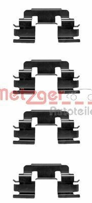 METZGER Σετ βοηθ. εξαρτημάτων, τακάκια φρένων 109-1249 METZGER 109-1249 Σετ βοηθ. εξαρτημάτων, τακάκια φρένων Land Rover Freelander 1 γνήσια τιμες