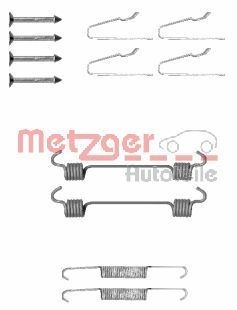 METZGER Piederumu komplekts, Stāvbremzes mehānisma bremžu loks 105-0808 METZGER 105-0808 Piederumu komplekts bremžu loki Jeep Commander XK lēti