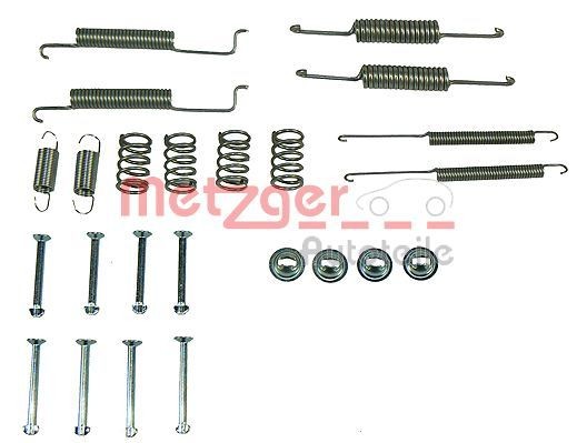 METZGER Toebehoren, remschoen 105-0569 105-0569 Rem montageset METZGER MITSUBISHI GRANDIS