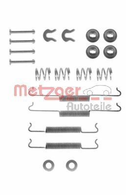 METZGER Tarvikesarja, jarrukengät 105-0522 Porsche Boxster 987 tarvikesarja jarrukengät METZGER 105-0522