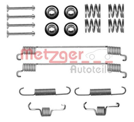 METZGER Piederumu komplekts, Bremžu loki 105-0889 Piederumu komplekts bremžu loki METZGER BRZ 105-0889 lēti