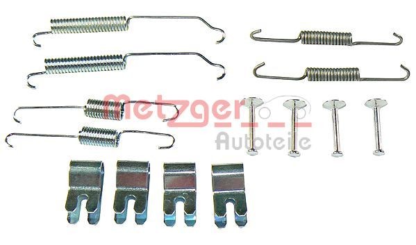 METZGER Kit accessori, Ganasce freno 105-0882 METZGER 105-0882 costo Kit di accessori per ganasce freno Ford Fiesta Mk6 Sedan originale