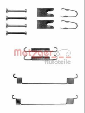 METZGER Kit de acessórios, maxilas do travão 105-0794 105-0794 Kit de acessórios maxilas do travão MAZDA 2 METZGER