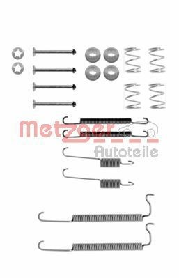 METZGER Monteringssats, bromsbackar 105-0629 VAUXHALL Cavalier Mk2 Sedan (J82) Monteringssats bromsbackar METZGER 105-0629