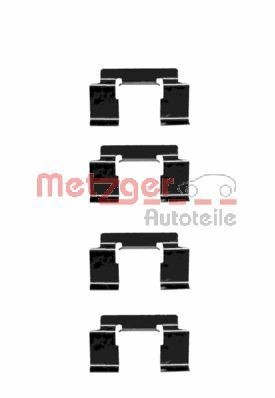 METZGER Monteringssats, bromsbelägg 109-1235 Byta Monteringssats, bromsbelägg Nissan Almera n16 kostnad METZGER 109-1235