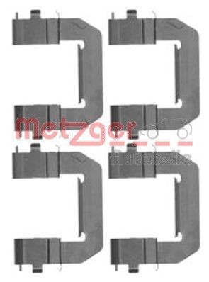 METZGER Kit d'accessoires, plaquette de frein à disque 109-1776 109-1776 Kit d'accessoires, plaquette de frein à disque CHEVROLET SPARK METZGER