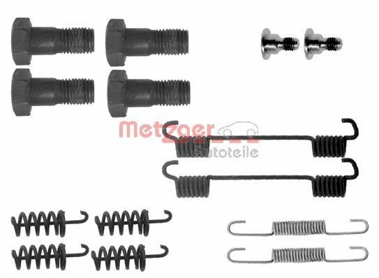 METZGER Kit d'accessoires, mâchoires de frein de stationnement 105-0867 METZGER 105-0867 d'origine Kit d'accessoires mâchoires de frein FORD TRANSIT CONNECT prix