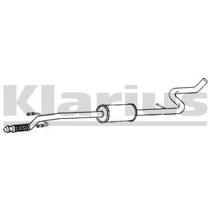 Panela de escape central VEGAZ PGS-361 VEGAZ PGS-361: Panela de escape central Peugeot 207 2015