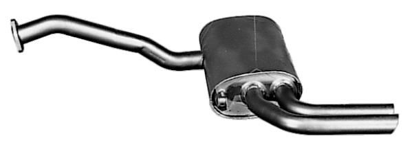 VEGAZ Marmitta AS-115 VEGAZ AS-115 Marmitte AUDI Coupe B3 (89, 8B) originali prezzo