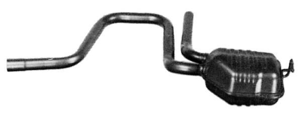 VEGAZ Mittenljuddämpare FS-309 Ford Mondeo GBP Mellan ljuddämpare VEGAZ FS-309