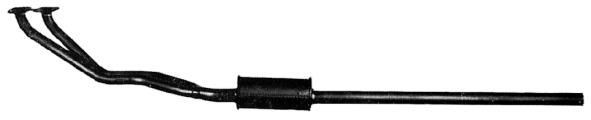 VEGAZ Silenziatore anteriore SBR-28 VEGAZ SBR-28 costo Marmitta anteriore SAAB 99 Sedan originale