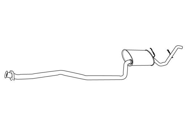 VEGAZ Silencieux arrière FS-204 VEGAZ FS-204 d'origine Silencieux arrière ALFA ROMEO 4C prix