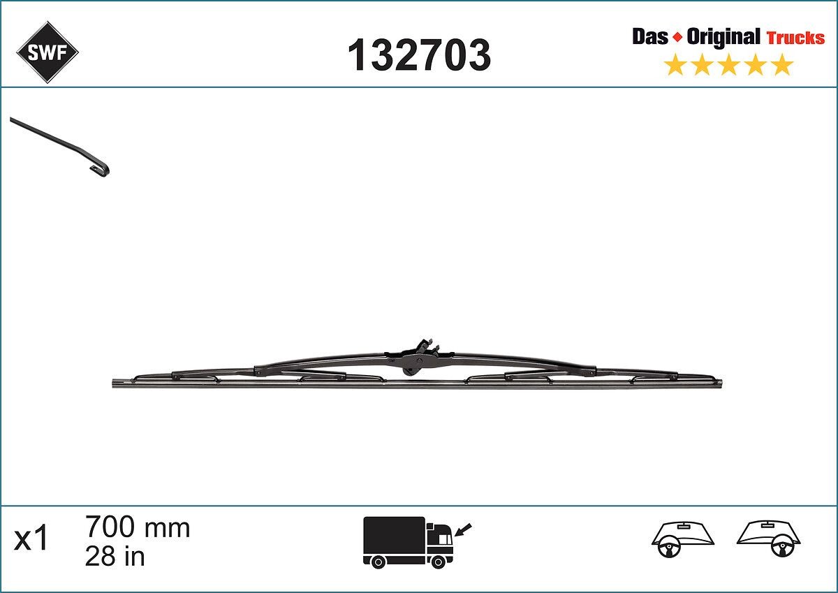SWF Scheibenwischer 132703 Flachbalkenwischer SWF XC 90 132703 günstig