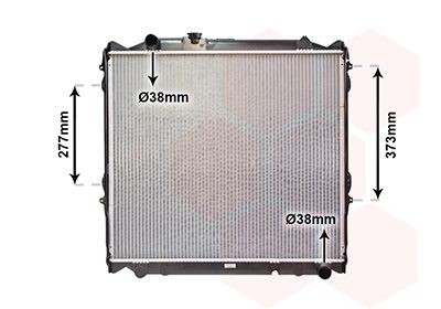 VAN WEZEL Jäähdytin, moottorin jäähdytys 53002248 VAN WEZEL 53002248 Toyota Land Cruiser J7 jäähdytin vaihto hinta