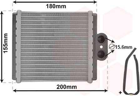 Radiateur de chauffage VAN WEZEL 52006093 VAN WEZEL 52006093 Radiateur de chauffage SUZUKI JIMNY 2014
