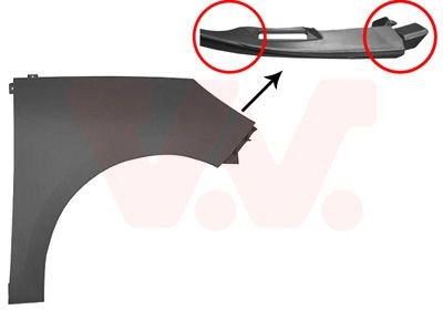 VAN WEZEL Guarda-lamas 4380658 VAN WEZEL 4380658 Guarda-lamas Renault Grand Scenic 3 a um preço acessível